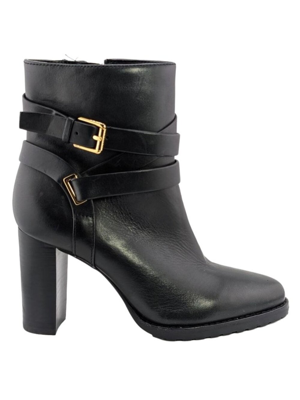 Lauren Ralph Lauren Collins Leather Bootie Black US Size 5